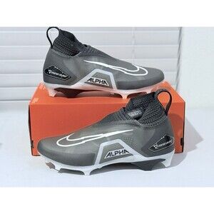Size 12.5 WIDE Nike Alpha Menace Elite 3 P Black Mens Football Cleats DH1350-001